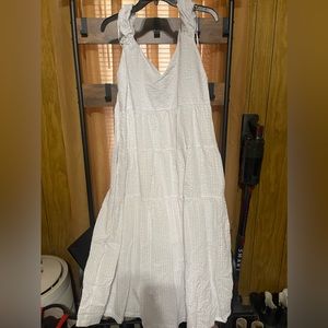Old navy XL white maxi dress